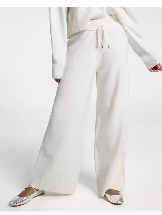 Calia Pants - Calia Wide-Leg Sweater Knit Pants